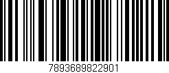 Código de barras (EAN, GTIN, SKU, ISBN): '7893689822901'