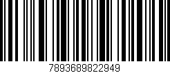 Código de barras (EAN, GTIN, SKU, ISBN): '7893689822949'