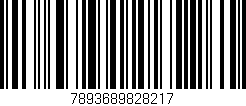 Código de barras (EAN, GTIN, SKU, ISBN): '7893689828217'