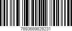 Código de barras (EAN, GTIN, SKU, ISBN): '7893689828231'