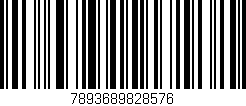Código de barras (EAN, GTIN, SKU, ISBN): '7893689828576'