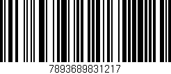Código de barras (EAN, GTIN, SKU, ISBN): '7893689831217'