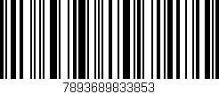 Código de barras (EAN, GTIN, SKU, ISBN): '7893689833853'