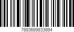 Código de barras (EAN, GTIN, SKU, ISBN): '7893689833884'
