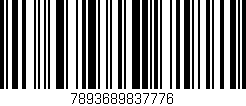 Código de barras (EAN, GTIN, SKU, ISBN): '7893689837776'