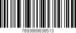 Código de barras (EAN, GTIN, SKU, ISBN): '7893689838513'