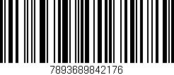 Código de barras (EAN, GTIN, SKU, ISBN): '7893689842176'