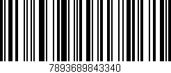 Código de barras (EAN, GTIN, SKU, ISBN): '7893689843340'