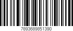 Código de barras (EAN, GTIN, SKU, ISBN): '7893689851390'