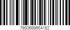 Código de barras (EAN, GTIN, SKU, ISBN): '7893689854162'