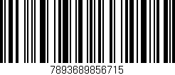 Código de barras (EAN, GTIN, SKU, ISBN): '7893689856715'
