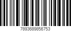 Código de barras (EAN, GTIN, SKU, ISBN): '7893689856753'