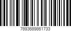 Código de barras (EAN, GTIN, SKU, ISBN): '7893689861733'