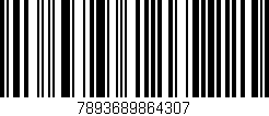 Código de barras (EAN, GTIN, SKU, ISBN): '7893689864307'