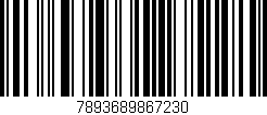Código de barras (EAN, GTIN, SKU, ISBN): '7893689867230'