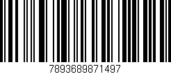 Código de barras (EAN, GTIN, SKU, ISBN): '7893689871497'