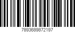 Código de barras (EAN, GTIN, SKU, ISBN): '7893689872197'