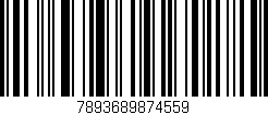 Código de barras (EAN, GTIN, SKU, ISBN): '7893689874559'