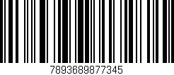 Código de barras (EAN, GTIN, SKU, ISBN): '7893689877345'