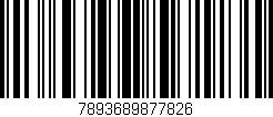 Código de barras (EAN, GTIN, SKU, ISBN): '7893689877826'