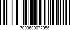 Código de barras (EAN, GTIN, SKU, ISBN): '7893689877956'