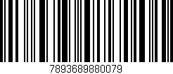 Código de barras (EAN, GTIN, SKU, ISBN): '7893689880079'