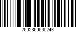 Código de barras (EAN, GTIN, SKU, ISBN): '7893689880246'