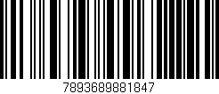 Código de barras (EAN, GTIN, SKU, ISBN): '7893689881847'