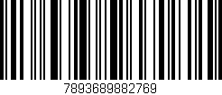 Código de barras (EAN, GTIN, SKU, ISBN): '7893689882769'