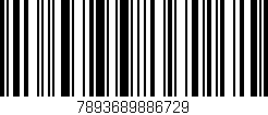 Código de barras (EAN, GTIN, SKU, ISBN): '7893689886729'