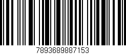 Código de barras (EAN, GTIN, SKU, ISBN): '7893689887153'