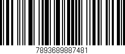 Código de barras (EAN, GTIN, SKU, ISBN): '7893689887481'