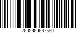 Código de barras (EAN, GTIN, SKU, ISBN): '7893689887580'