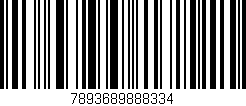 Código de barras (EAN, GTIN, SKU, ISBN): '7893689888334'