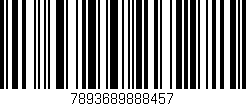 Código de barras (EAN, GTIN, SKU, ISBN): '7893689888457'