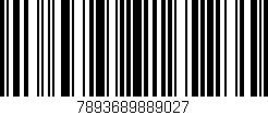 Código de barras (EAN, GTIN, SKU, ISBN): '7893689889027'