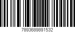 Código de barras (EAN, GTIN, SKU, ISBN): '7893689891532'