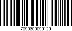 Código de barras (EAN, GTIN, SKU, ISBN): '7893689893123'