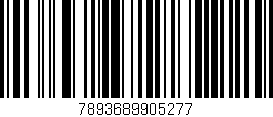 Código de barras (EAN, GTIN, SKU, ISBN): '7893689905277'