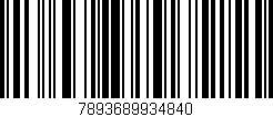 Código de barras (EAN, GTIN, SKU, ISBN): '7893689934840'