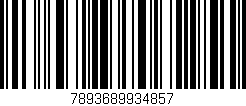 Código de barras (EAN, GTIN, SKU, ISBN): '7893689934857'