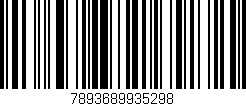 Código de barras (EAN, GTIN, SKU, ISBN): '7893689935298'