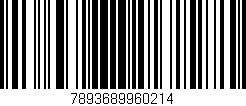 Código de barras (EAN, GTIN, SKU, ISBN): '7893689960214'