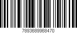 Código de barras (EAN, GTIN, SKU, ISBN): '7893689968470'