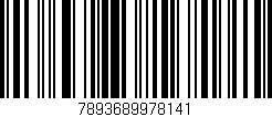 Código de barras (EAN, GTIN, SKU, ISBN): '7893689978141'