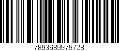 Código de barras (EAN, GTIN, SKU, ISBN): '7893689979728'