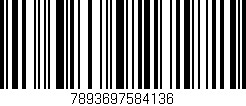 Código de barras (EAN, GTIN, SKU, ISBN): '7893697584136'