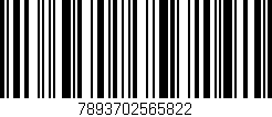 Código de barras (EAN, GTIN, SKU, ISBN): '7893702565822'