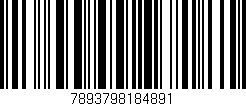 Código de barras (EAN, GTIN, SKU, ISBN): '7893798184891'