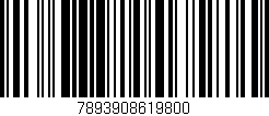 Código de barras (EAN, GTIN, SKU, ISBN): '7893908619800'